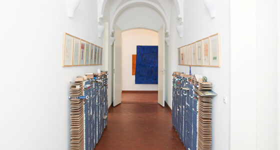 Der Kreuzgang zwischen den Wohnungen 1 und 2.